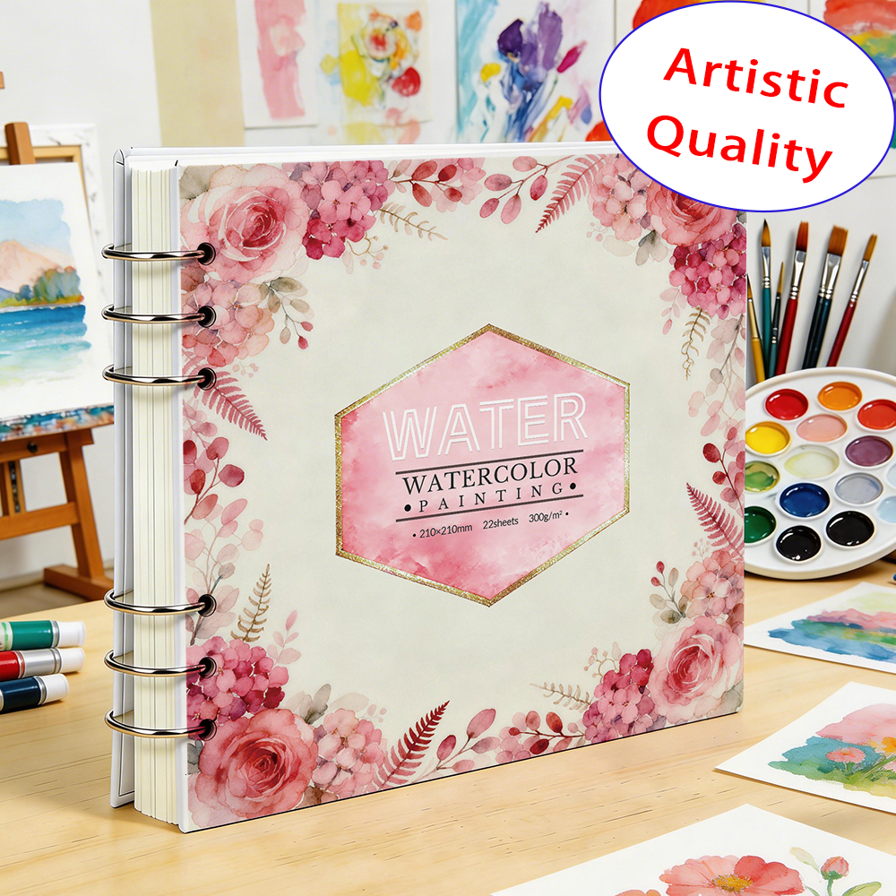 210x210mm 300GSM Watercolor Sk - Art Sketchbook Ring のレビューと価格