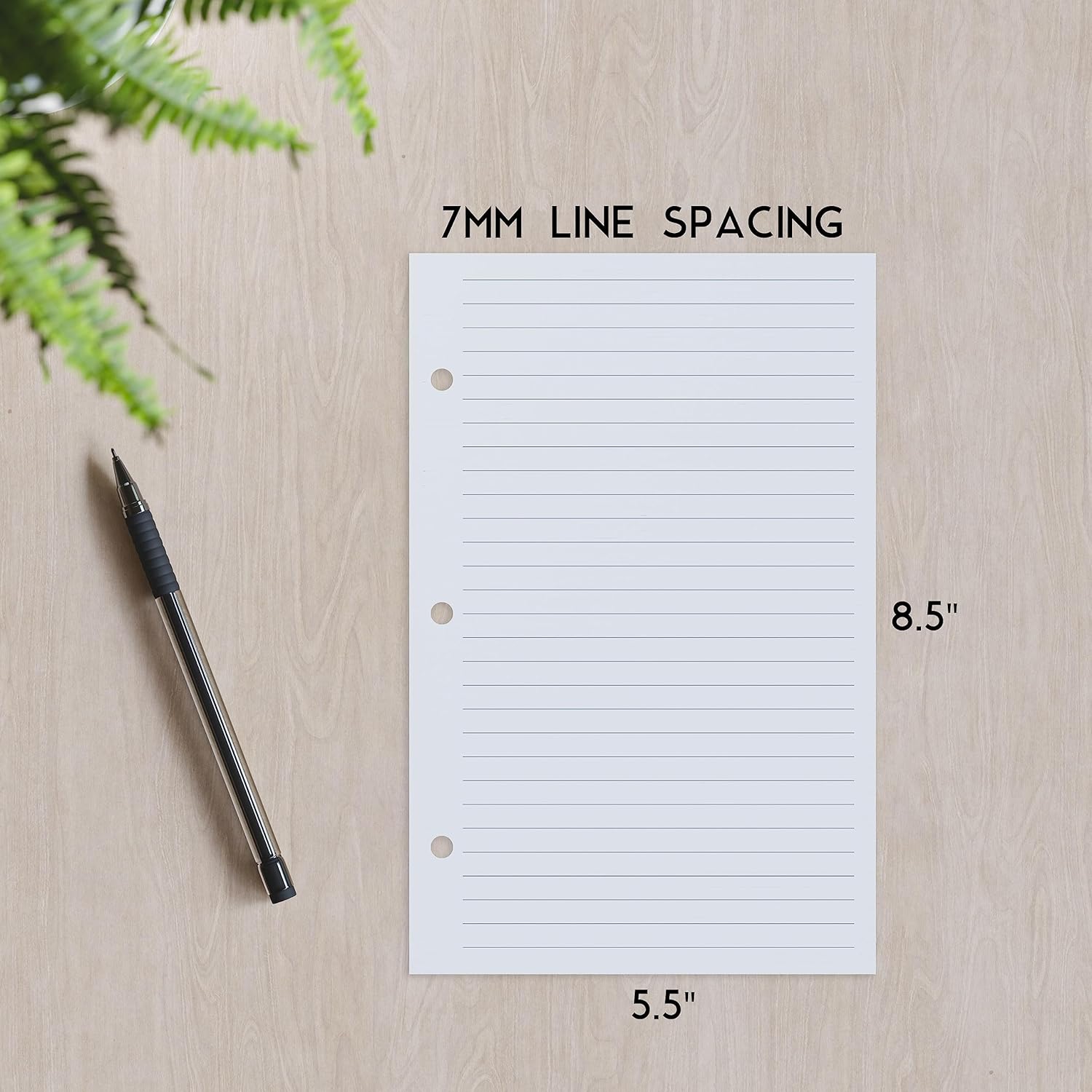 Half Letter Lined Paper, 3-Hol - Paper Punch 3 Hole のレビューと価格