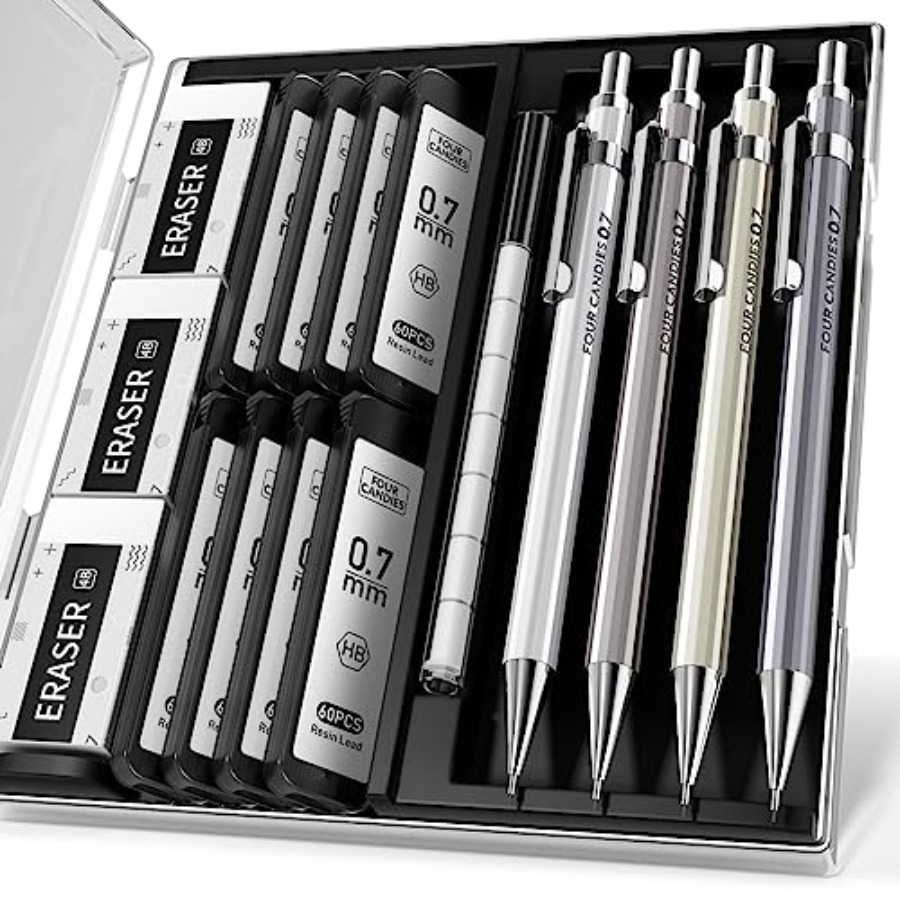 Mechanical Pencil Set with Cas - Mechanical Pencil Lead のレビューと価格