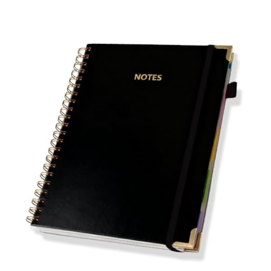 Hardcover Spiral Five Subject  - Journal Leather Hardcover のレビューと価格
