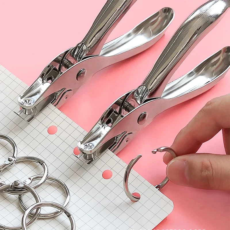 Metal 3/6mm Circular Hole Sing - Paper Punch 3 Hole のレビューと価格