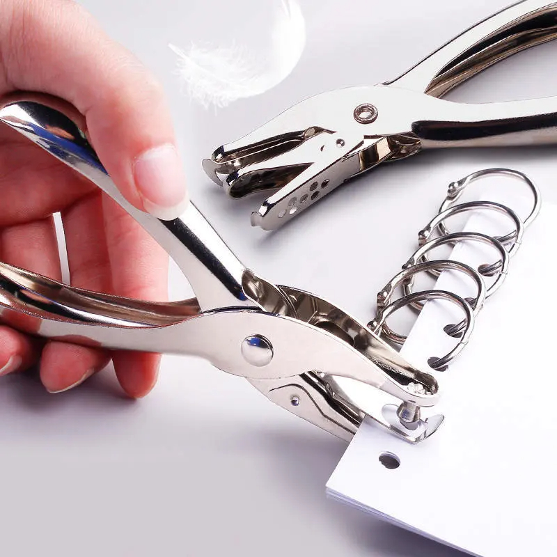 Metal 3/6mm Circular Hole Sing - Paper Punch 3 Hole のレビューと価格