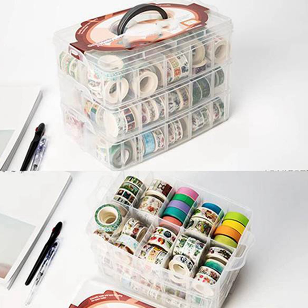 Clear 3 Layers 30 Grids Washi  - Washi Tape Set のレビューと価格