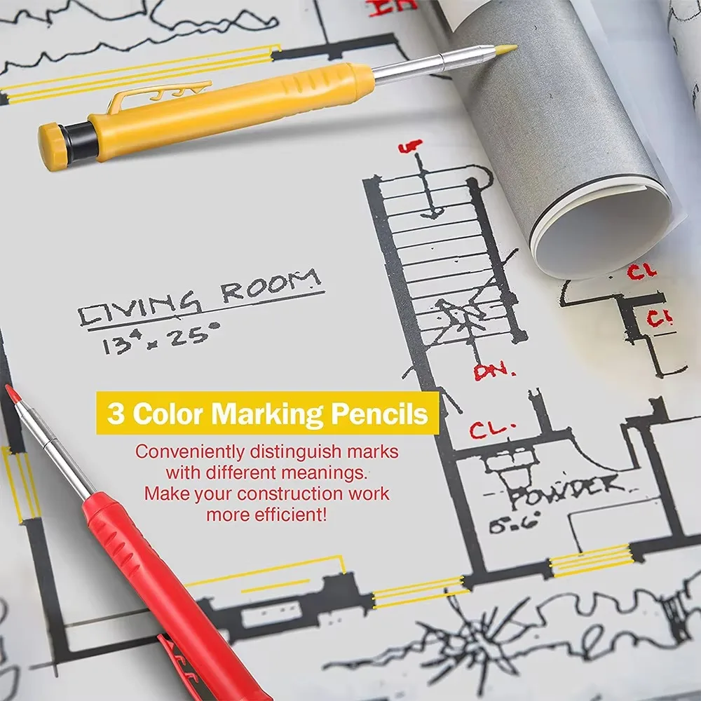 Solid Carpenter Pencil Set Woo - Mechanical Pencil Lead のレビューと価格