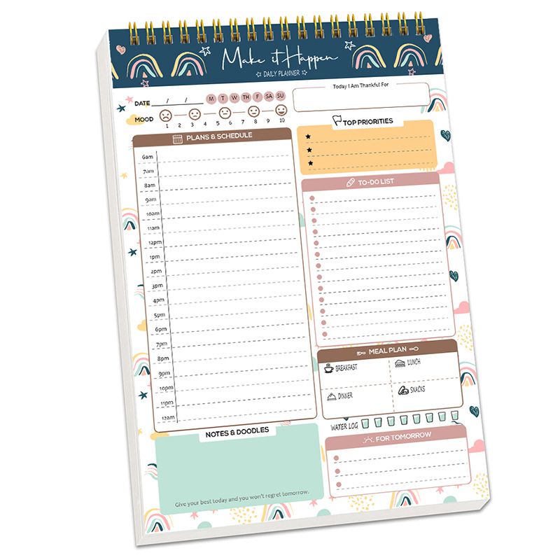 Planner Agenda Spiral A5 Noteb - Office Stationery Supply List のレビューと価格