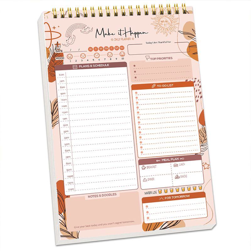 Planner Agenda Spiral A5 Noteb - Office Stationery Supply List のレビューと価格