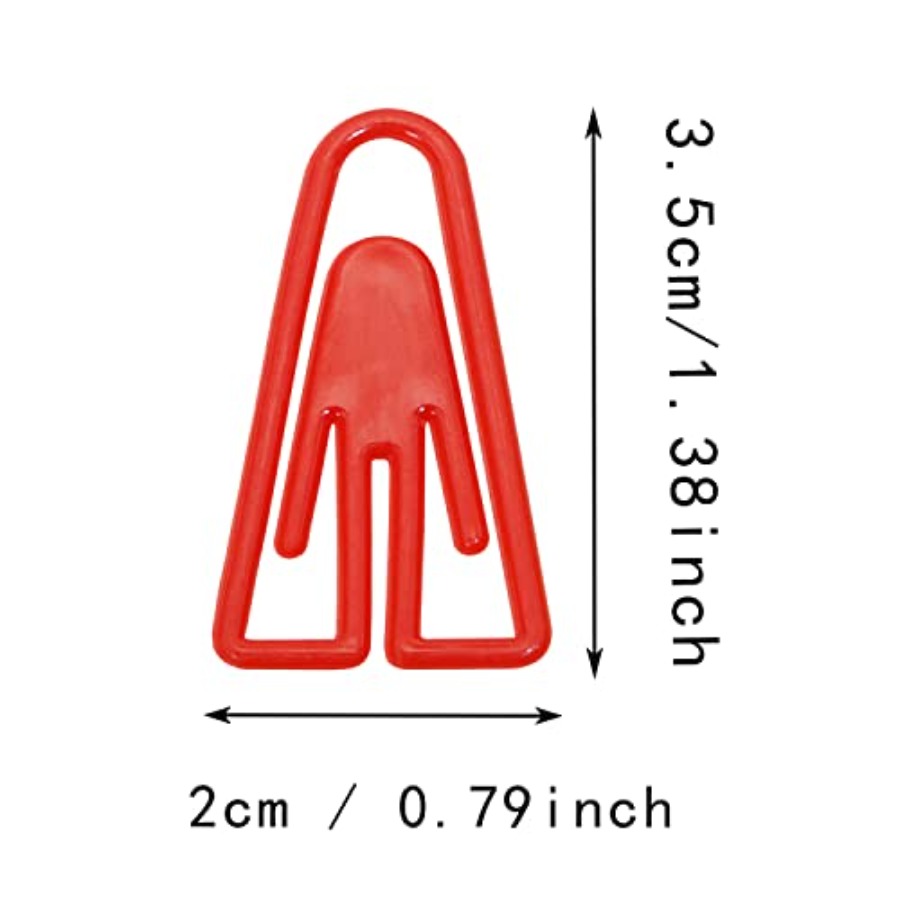50PCS Plastic Paper Clips Book - Binding Comb Plastic のレビューと価格