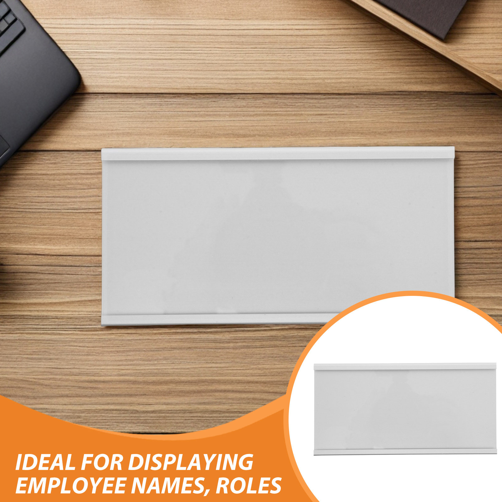 Sleek Aluminum Name Plate Hold - Desk Name Plate のレビューと価格