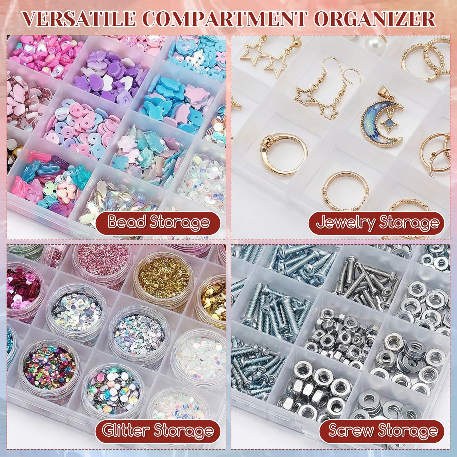 24-Grid Plastic Organizer Box  - Washi Tape Set のレビューと価格