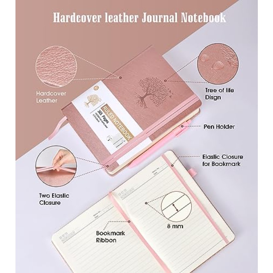 Journal Notebook -365 Pages Th - Journal Leather Hardcover のレビューと価格