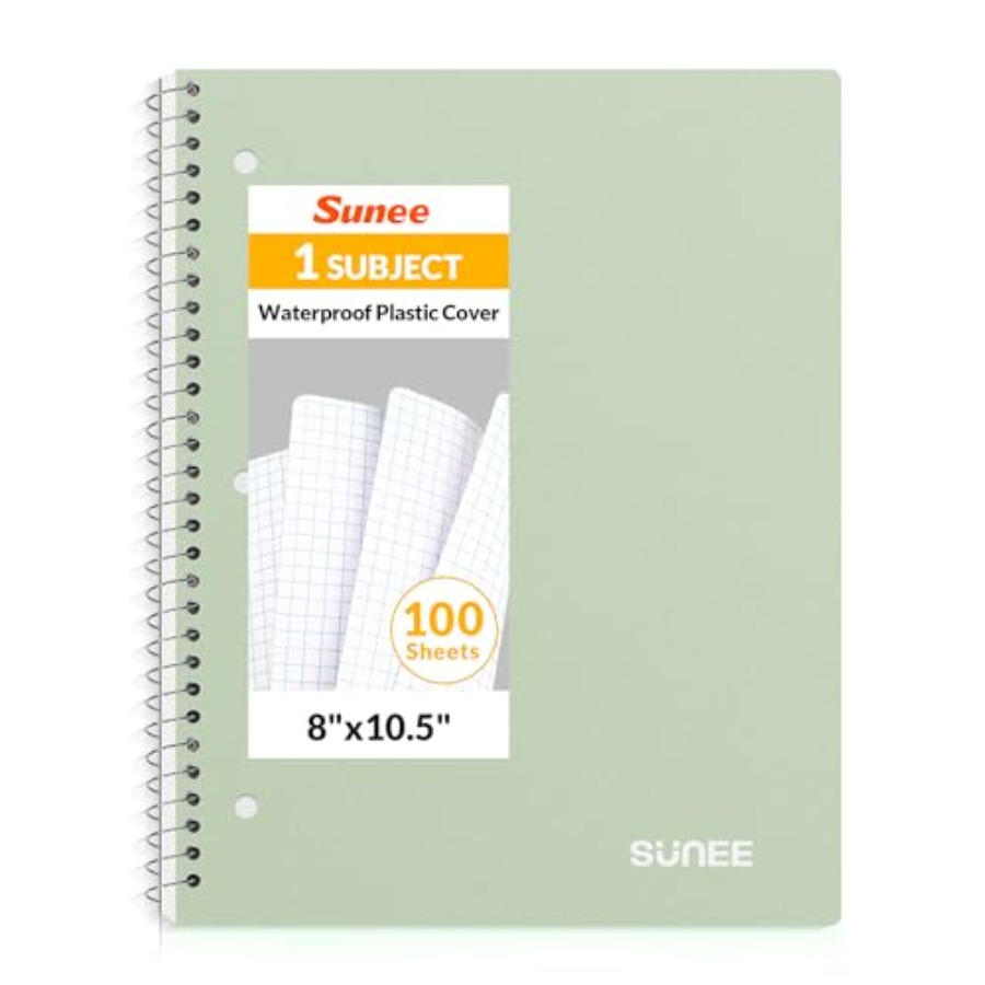 Spiral Notebook, 1-Subject, Gr - Paper Punch 3 Hole のレビューと価格