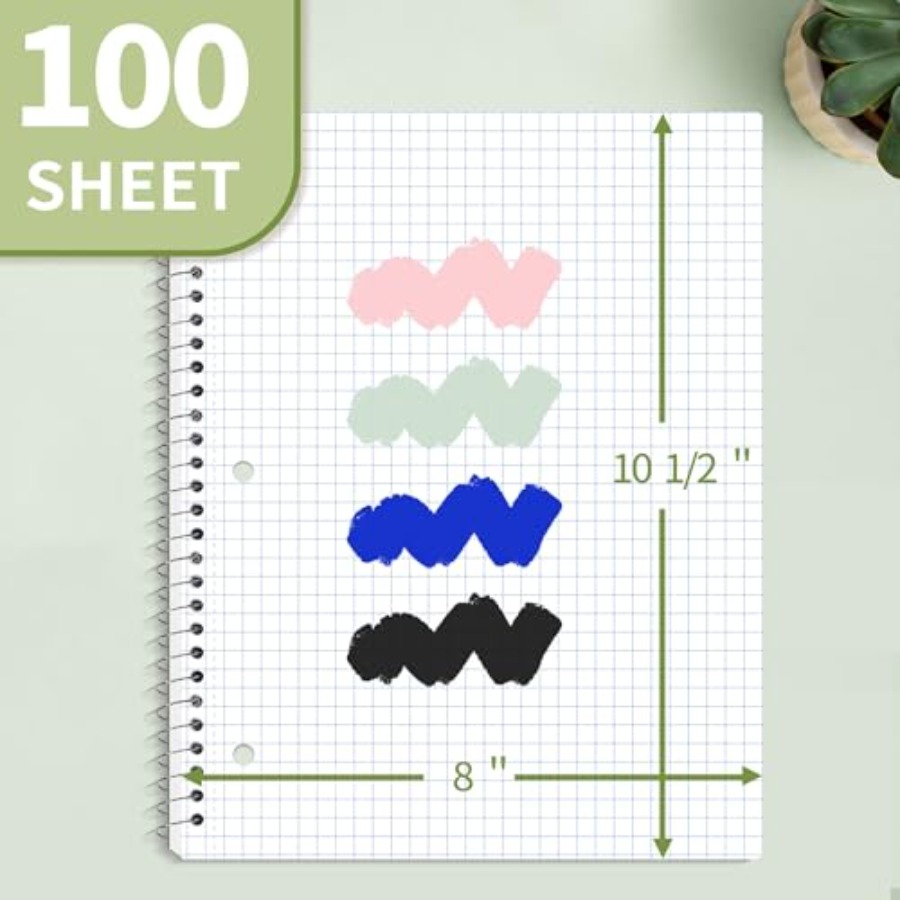 Spiral Notebook, 1-Subject, Gr - Paper Punch 3 Hole のレビューと価格