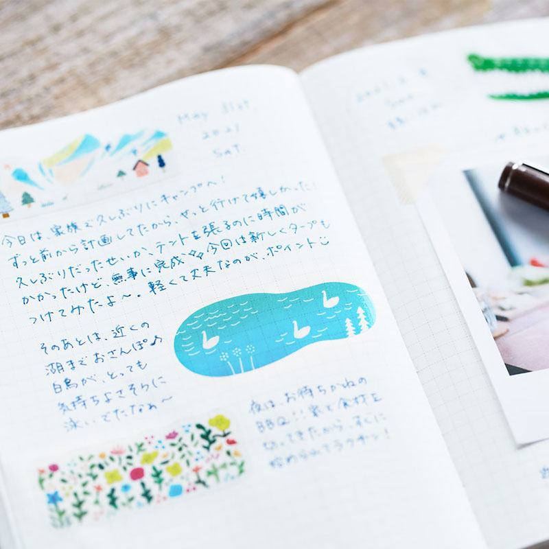 Japan KITTA Small Cute Washi P - Washi Tape Set のレビューと価格