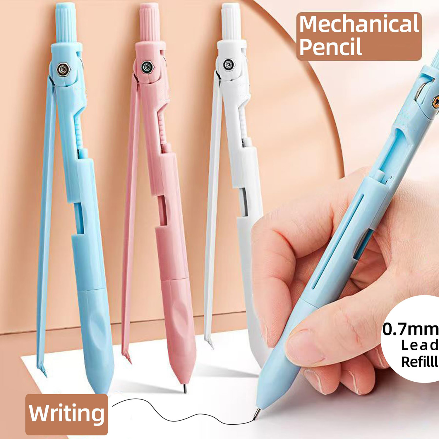 0.7mm Mechanical Pencil Geomet - Compass Geometry Set のレビューと価格
