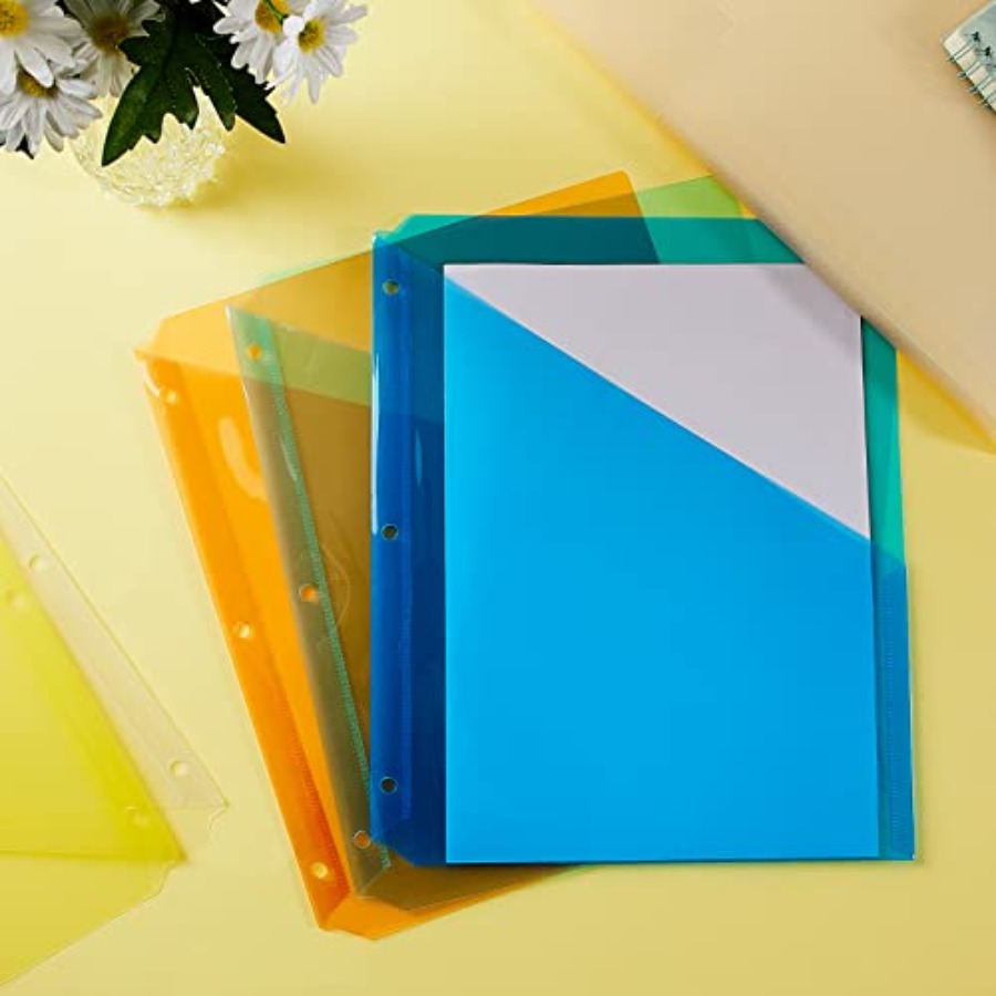 5 Pack Binder Pockets 3 Hole P - Paper Punch 3 Hole のレビューと価格