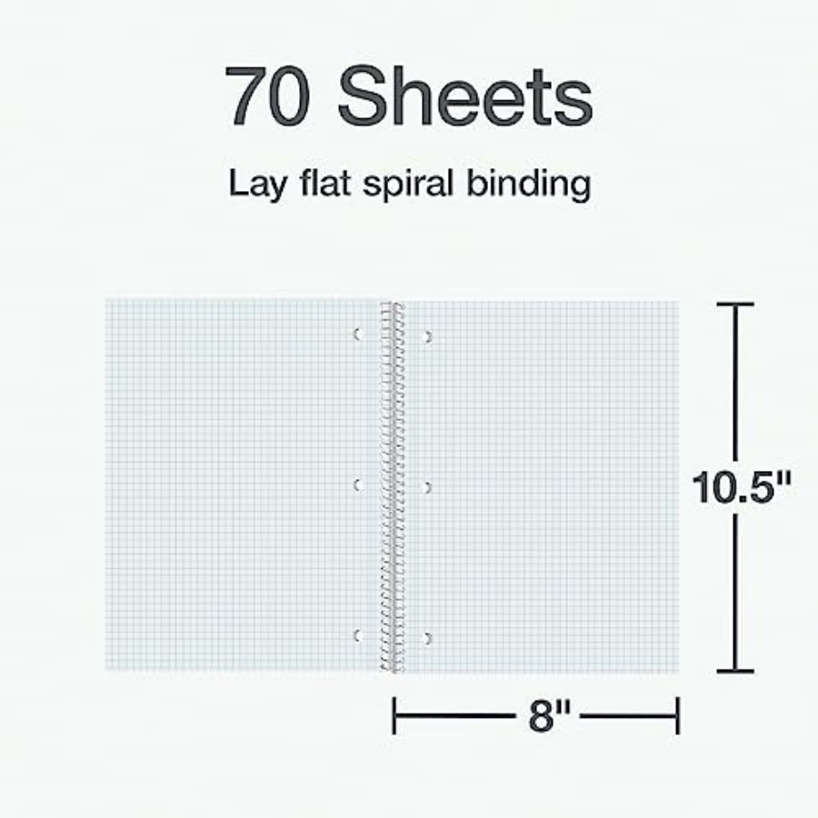 Spiral Notebook 2 Pack, 1 Subj - Paper Punch 3 Hole のレビューと価格
