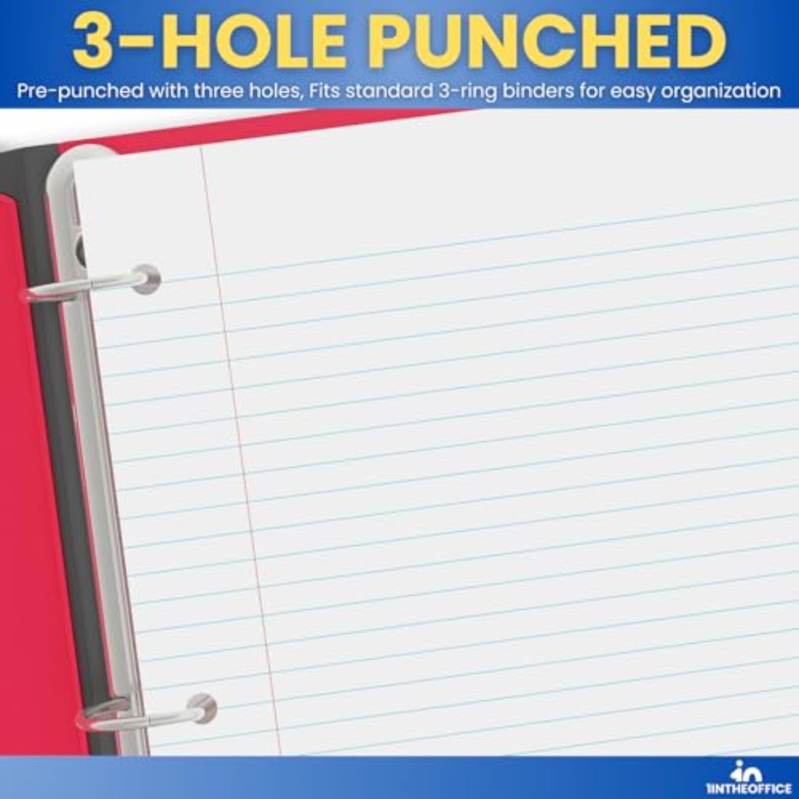Loose Leaf Paper College Ruled - Paper Punch 3 Hole のレビューと価格