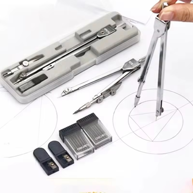 Stainless Steel Multifunctiona - Compass Geometry Set のレビューと価格