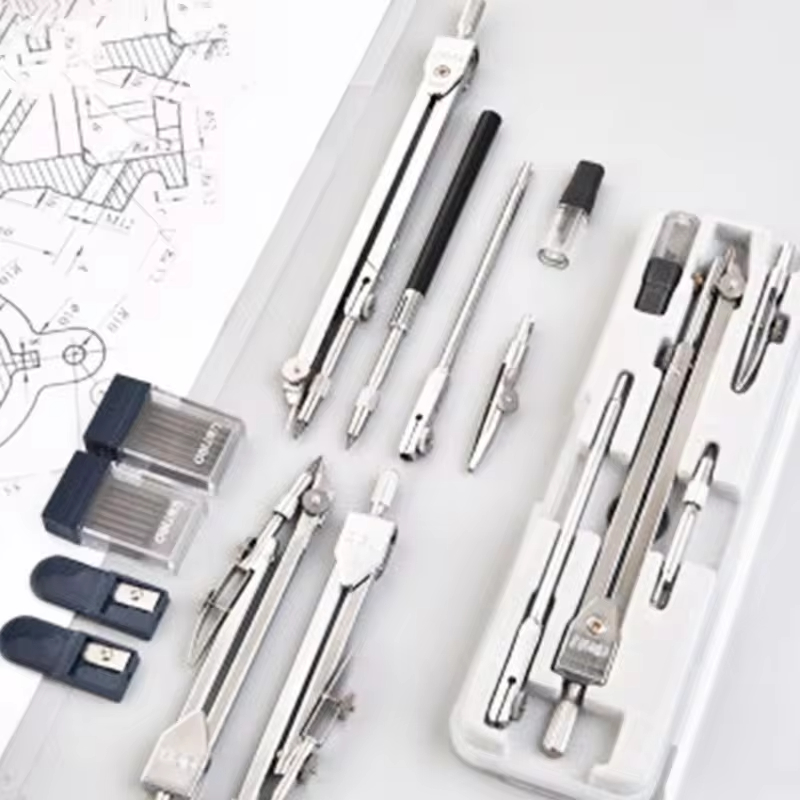 Stainless Steel Multifunctiona - Compass Geometry Set のレビューと価格