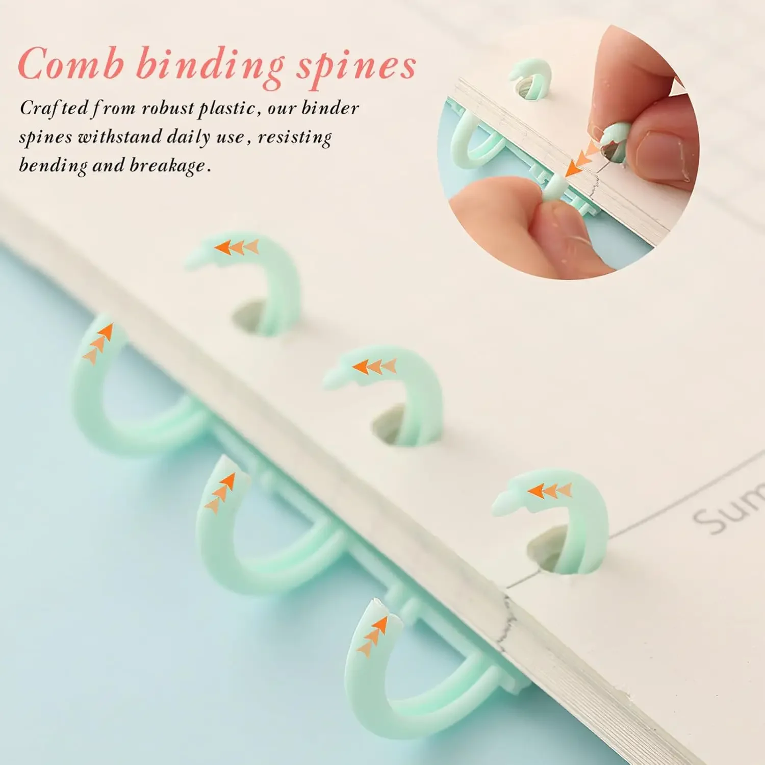 5-10PCS Comb Binding Spines Pl - Binding Comb Plastic のレビューと価格