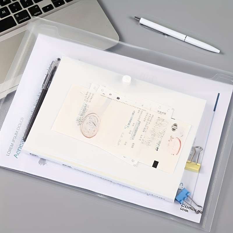 10pcs Transparent A4 Folders C - Office Stationery And Supply のレビューと価格