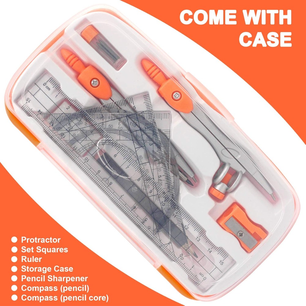 Geometry Compass Set with Prot - Compass Geometry Set のレビューと価格