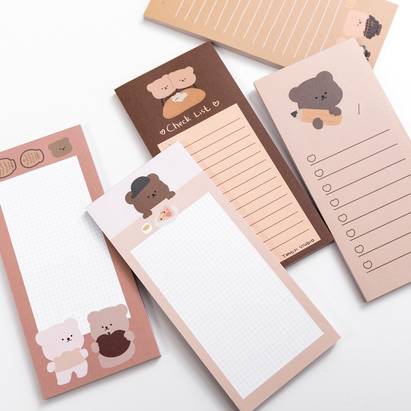 Kawaii Cute Korean Cookie Bear - Office Stationery Supply List のレビューと価格