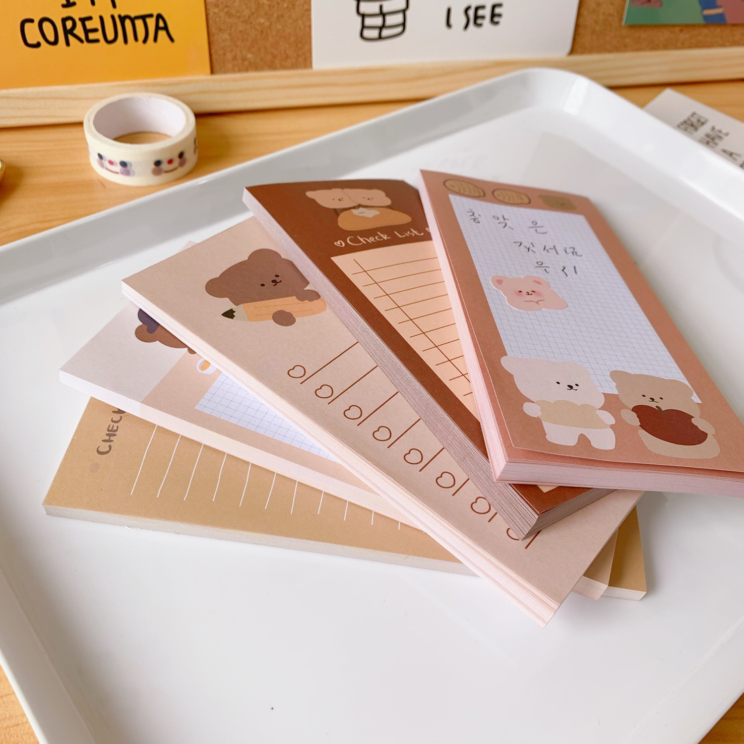 Kawaii Cute Korean Cookie Bear - Office Stationery Supply List のレビューと価格