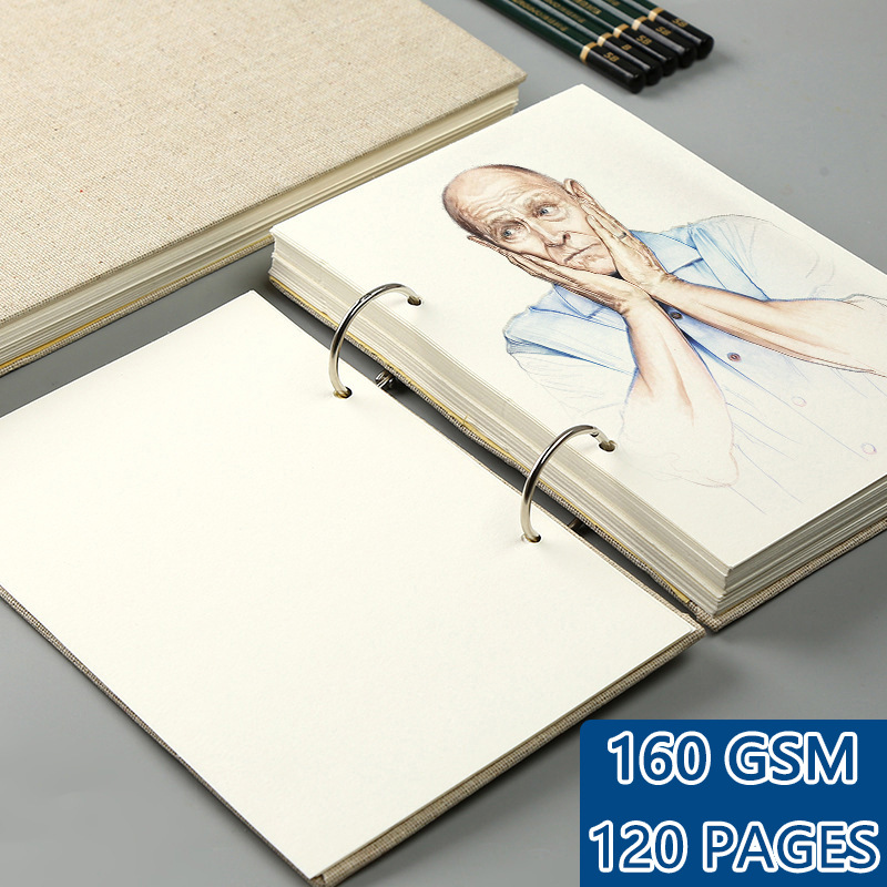 Ring-bound Loose-leaf 32K Thic - Art Sketchbook Ring のレビューと価格