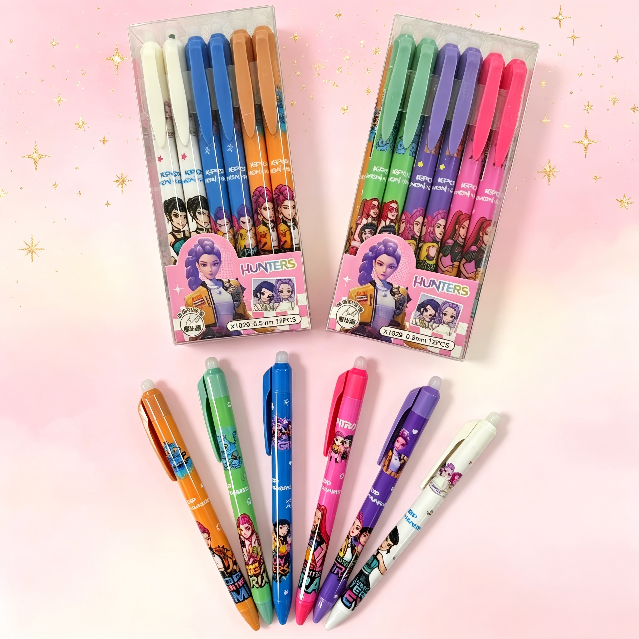 Cartoon Erasable Gel Pens Cute - Office Stationery And Supply のレビューと価格
