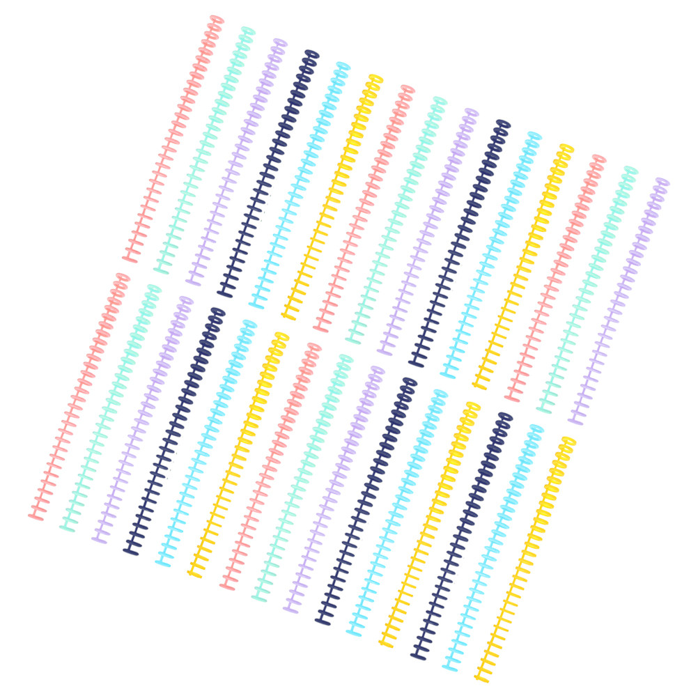 30Pcs Loose Leaf Binder Rings  - Binding Comb Plastic のレビューと価格