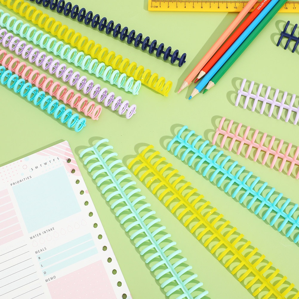 30Pcs Loose Leaf Binder Rings  - Binding Comb Plastic のレビューと価格