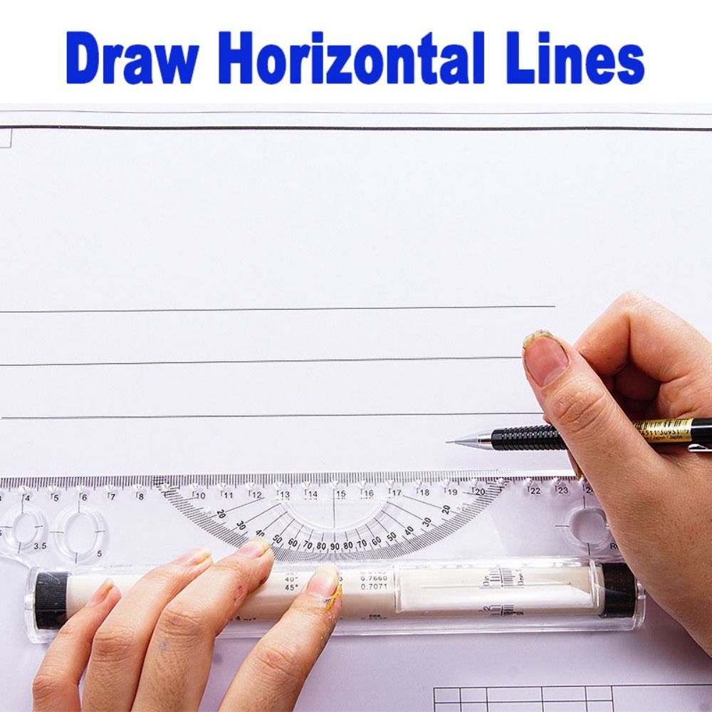 Professional Plastic Parallel  - Ruler Set Transparent のレビューと価格
