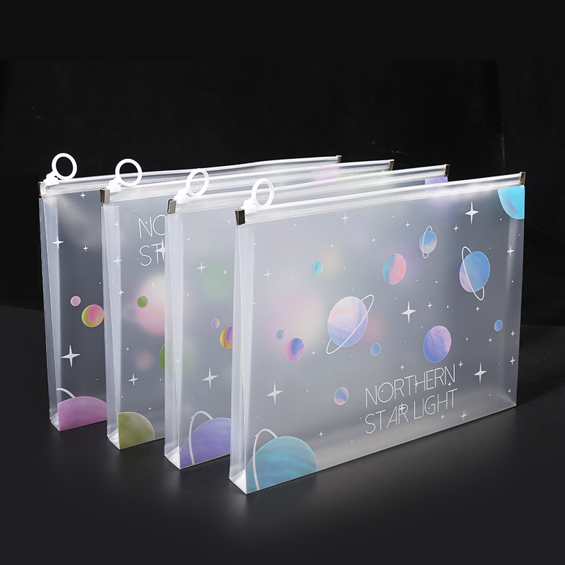 4/12pcs A4 Space Zipper Folder - Office Stationery And Supply のレビューと価格