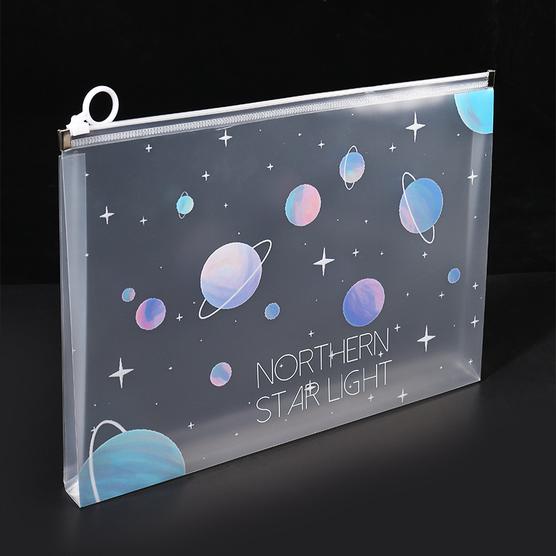 4/12pcs A4 Space Zipper Folder - Office Stationery And Supply のレビューと価格