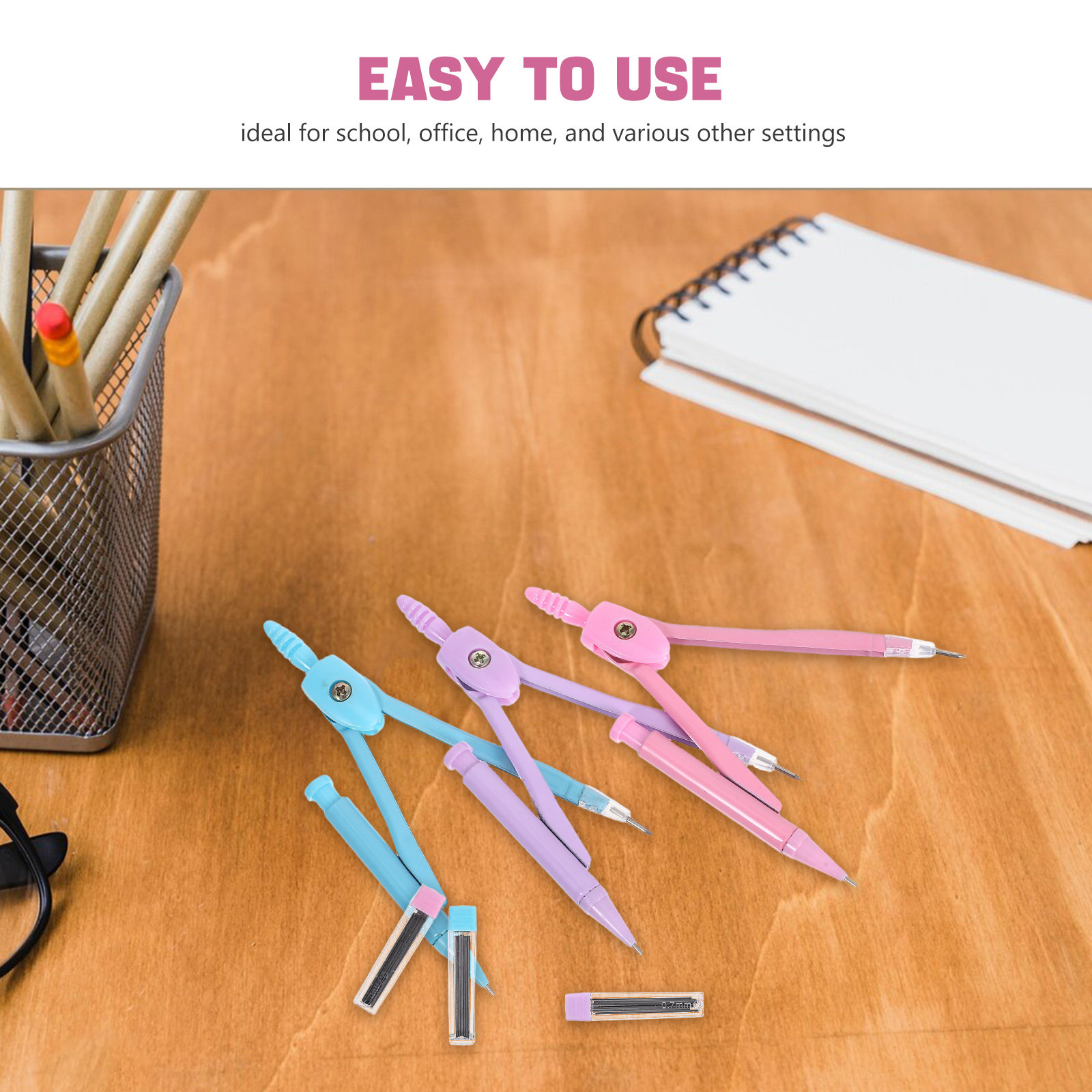 3Sets Metal Compass Set Stylis - Compass Geometry Set のレビューと価格