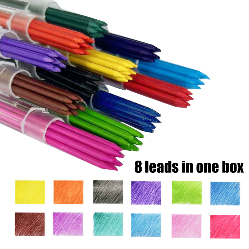 12 Colors 2.0mm HB Replaceable - Mechanical Pencil Lead のレビューと価格