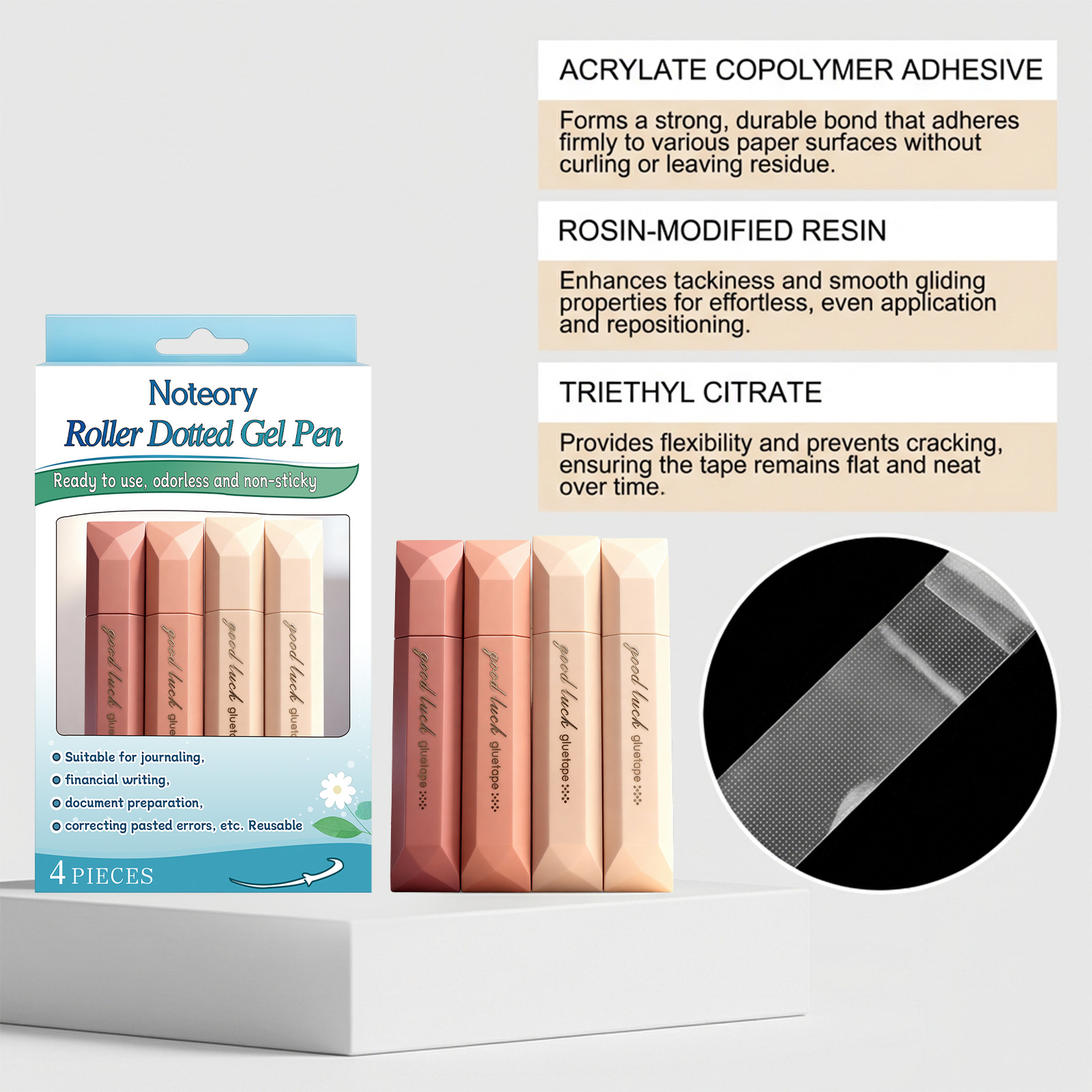 Double Sided Tape Roller Stron - Glue Stick Pack のレビューと価格
