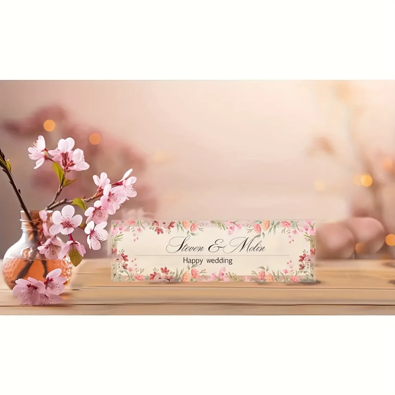 Customizable 2D Acrylic Desk N - Desk Name Plate のレビューと価格