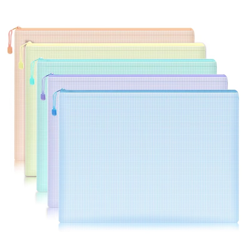 5-30Pcs Mesh Zipper Pouch Docu - Office Stationery And Supply のレビューと価格
